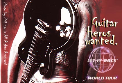 Guitar Heros Wanted poster
